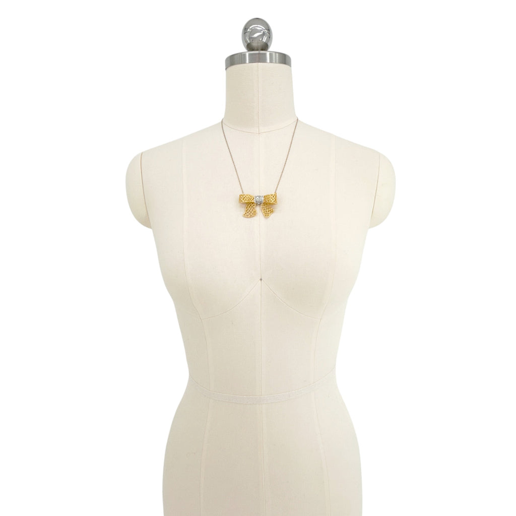 ALEXIS BITTAR Archive Elements Pavé Bow Necklace