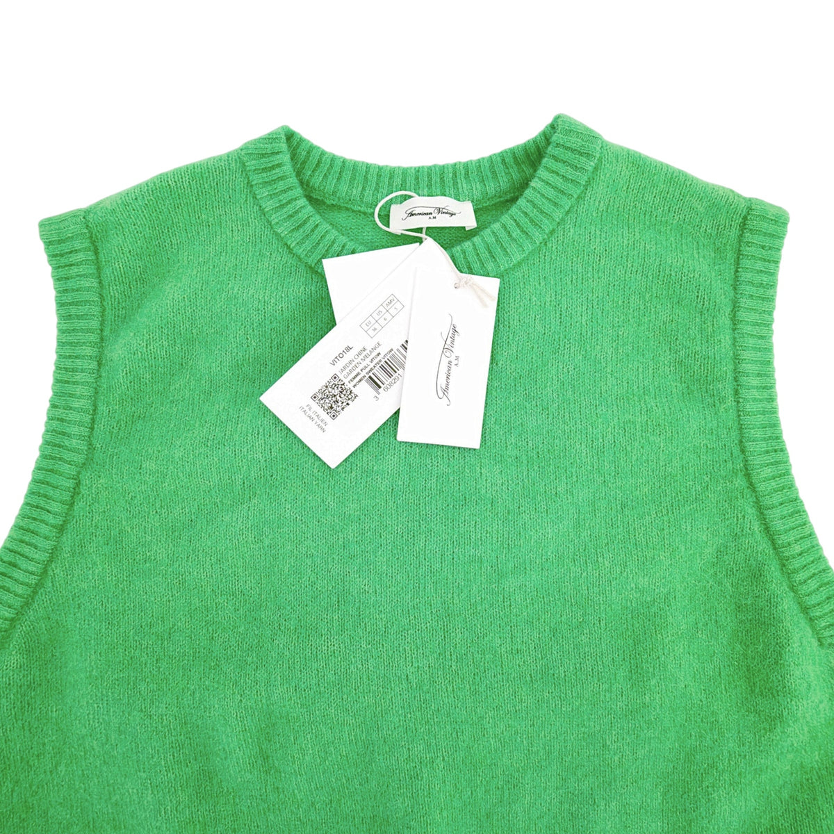 AMERICAN VINTAGE Vitow Sweater Vest in Jardine Chine Garden Melange S