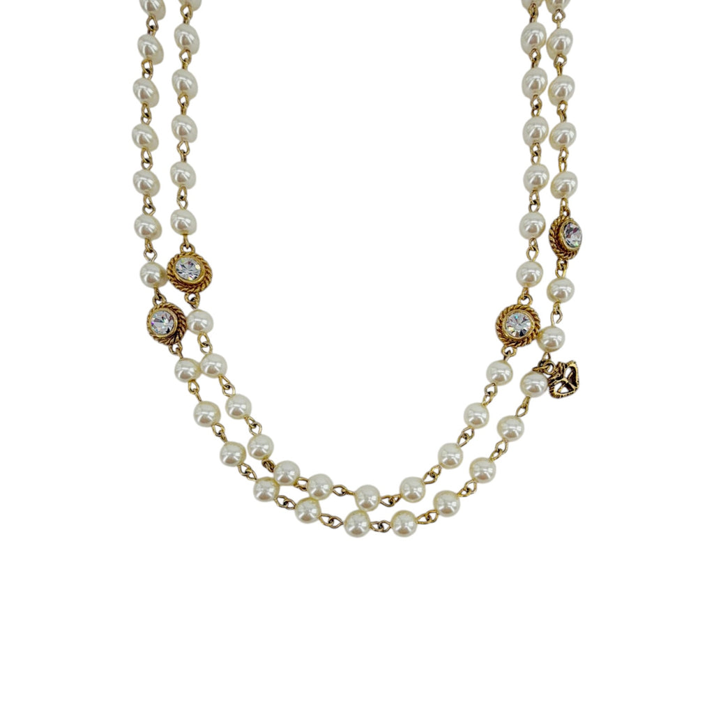 VSA Wrap 6mm Pearl Cream & Gold