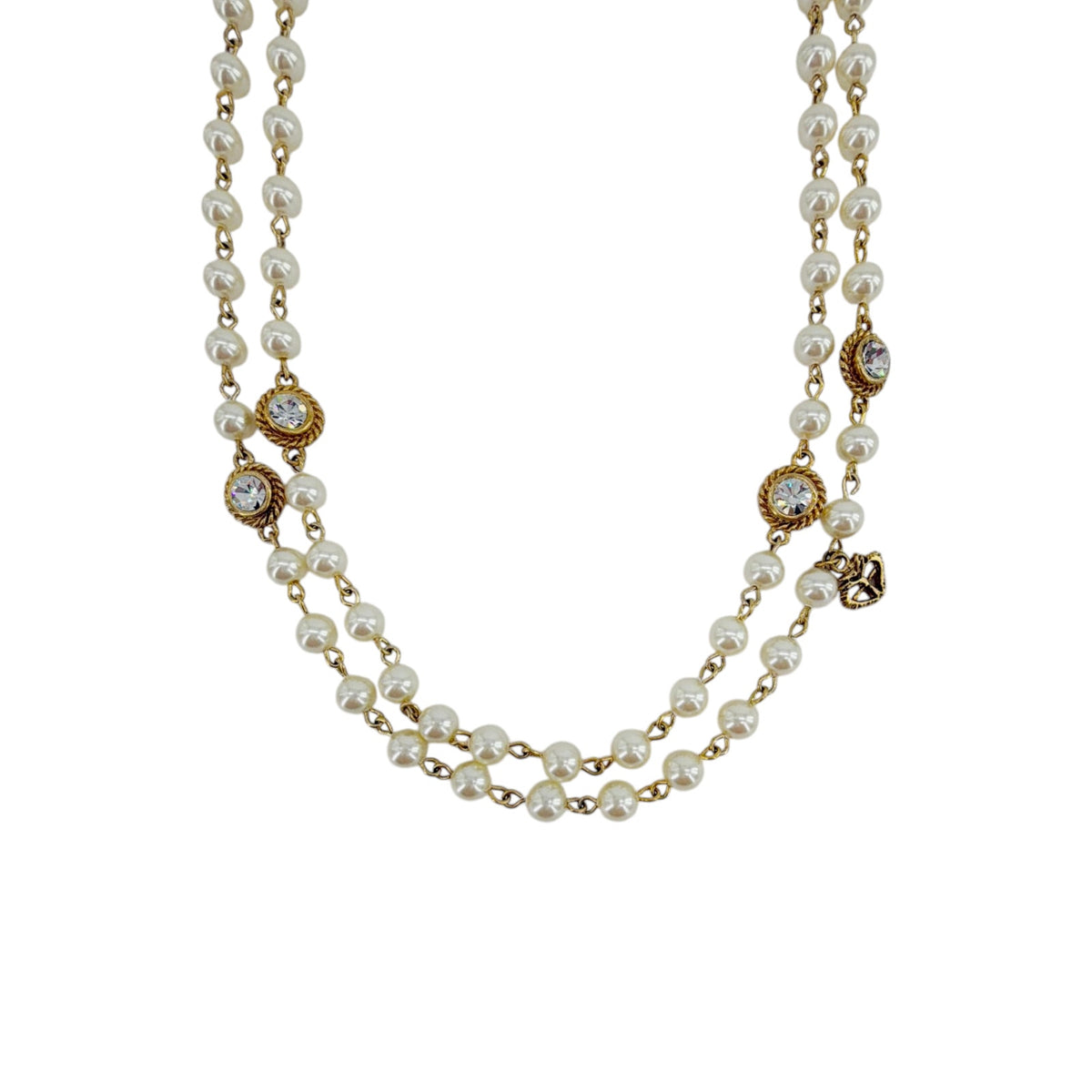 VSA Wrap 6mm Pearl Cream & Gold