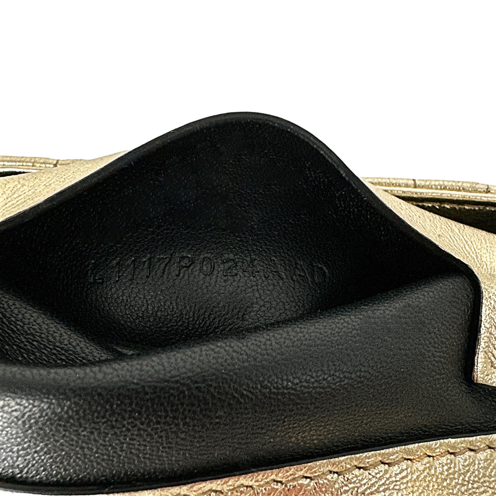TOM FORD Natalia Mini Metallic Quilted Leather Bag In Pale Gold