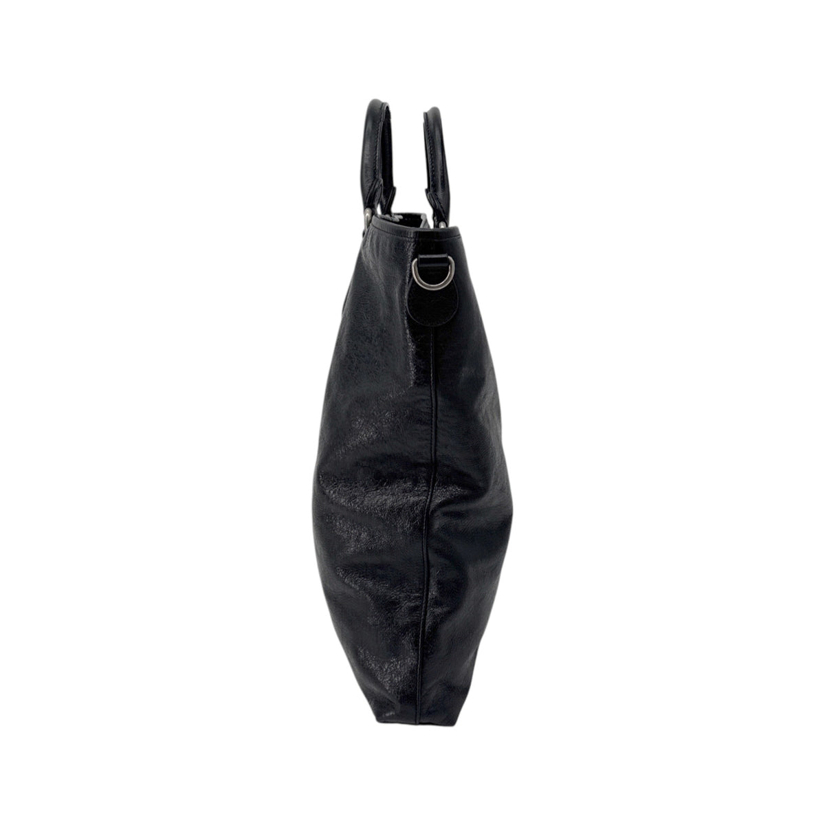 GUCCI Textured Leather Morpheus Militare Crossbody Tote Bag in Black
