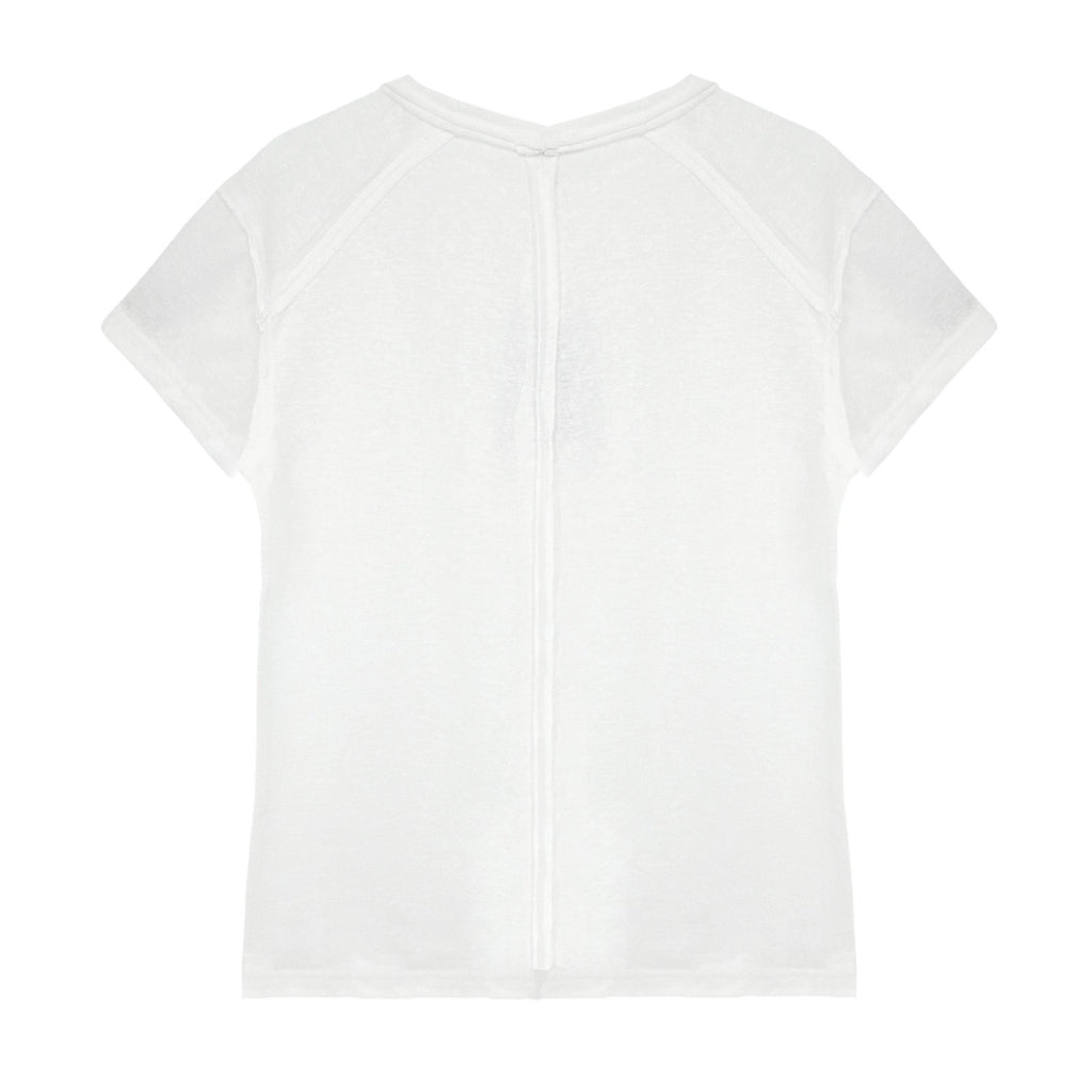 AEMI+CO Junie Top Tee in White S