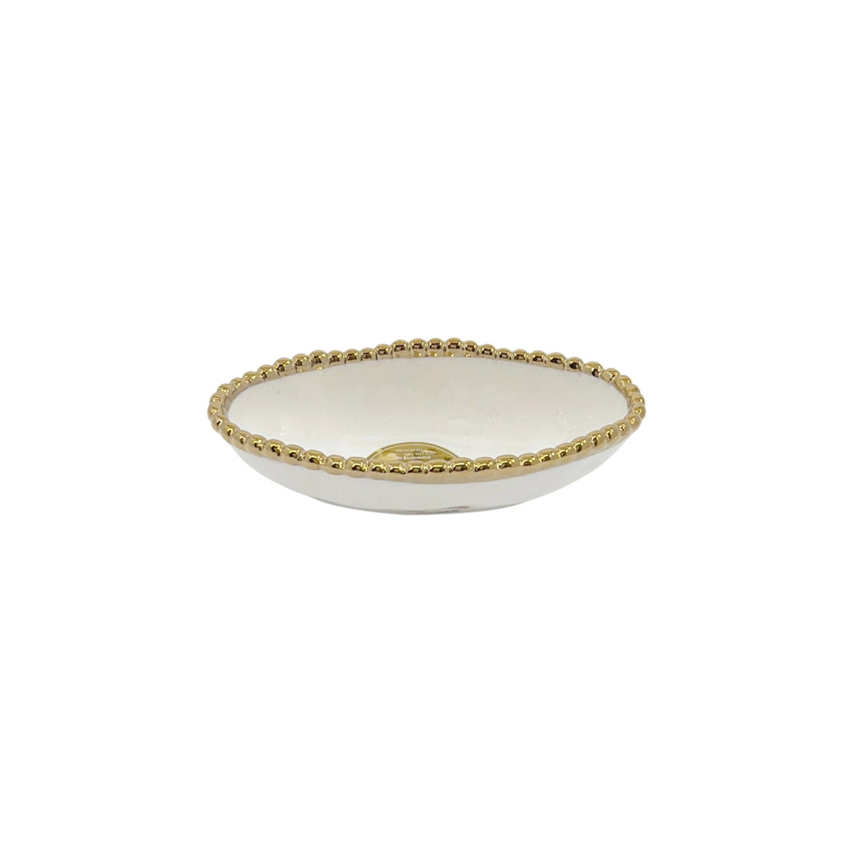 PAMPA BAY Golden Salerno Long Condiment Bowl Set of 2