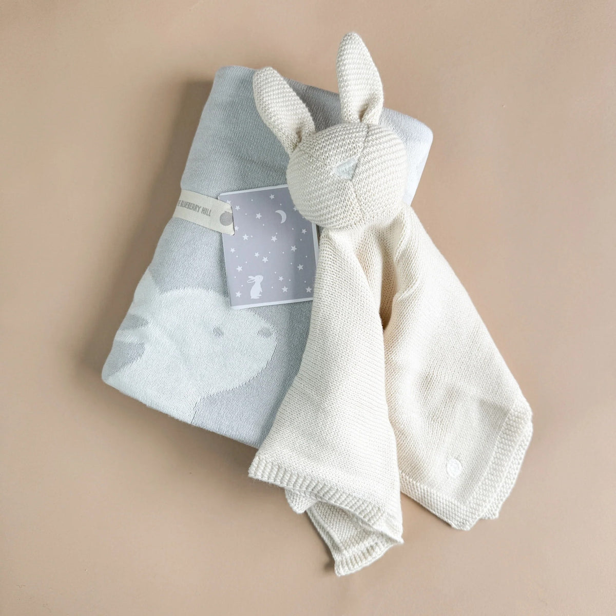 THE BLUEBERRY HILL Star Moon Bunny Gift Set Paperboard Suitcase Medium