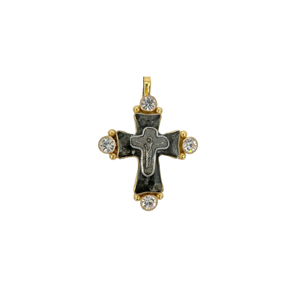 VSA Maria Cross Medallion Gold