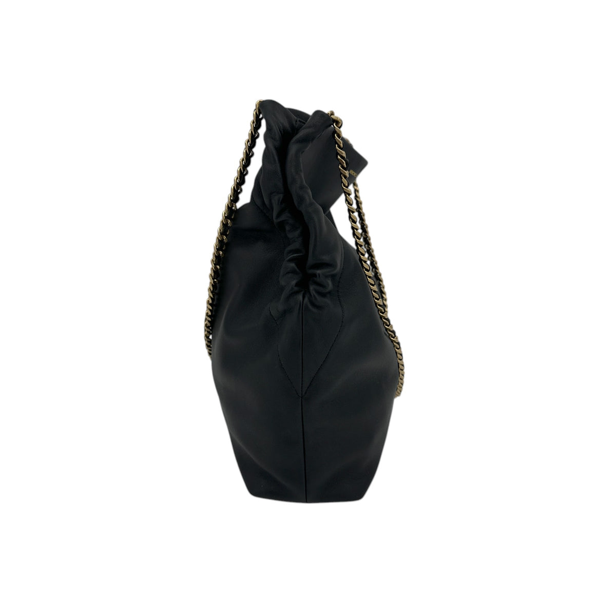 VERONICA BEARD Leather Slouch Bag in Black
