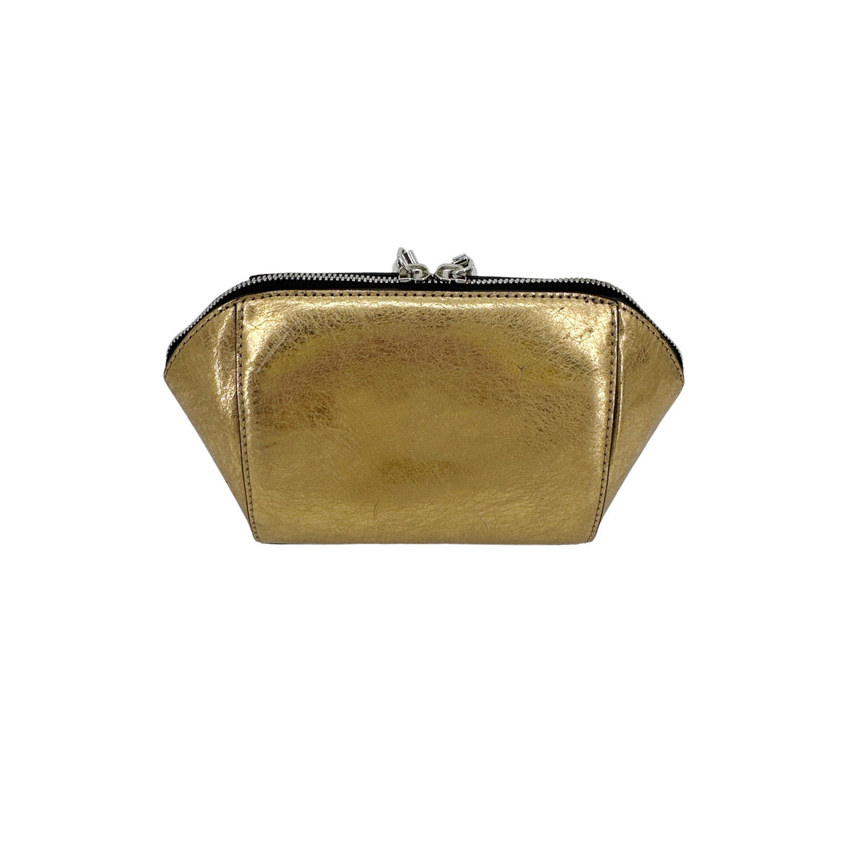 ALEXANDER WANG Chastity Makeup Pouch Clutch in Gold