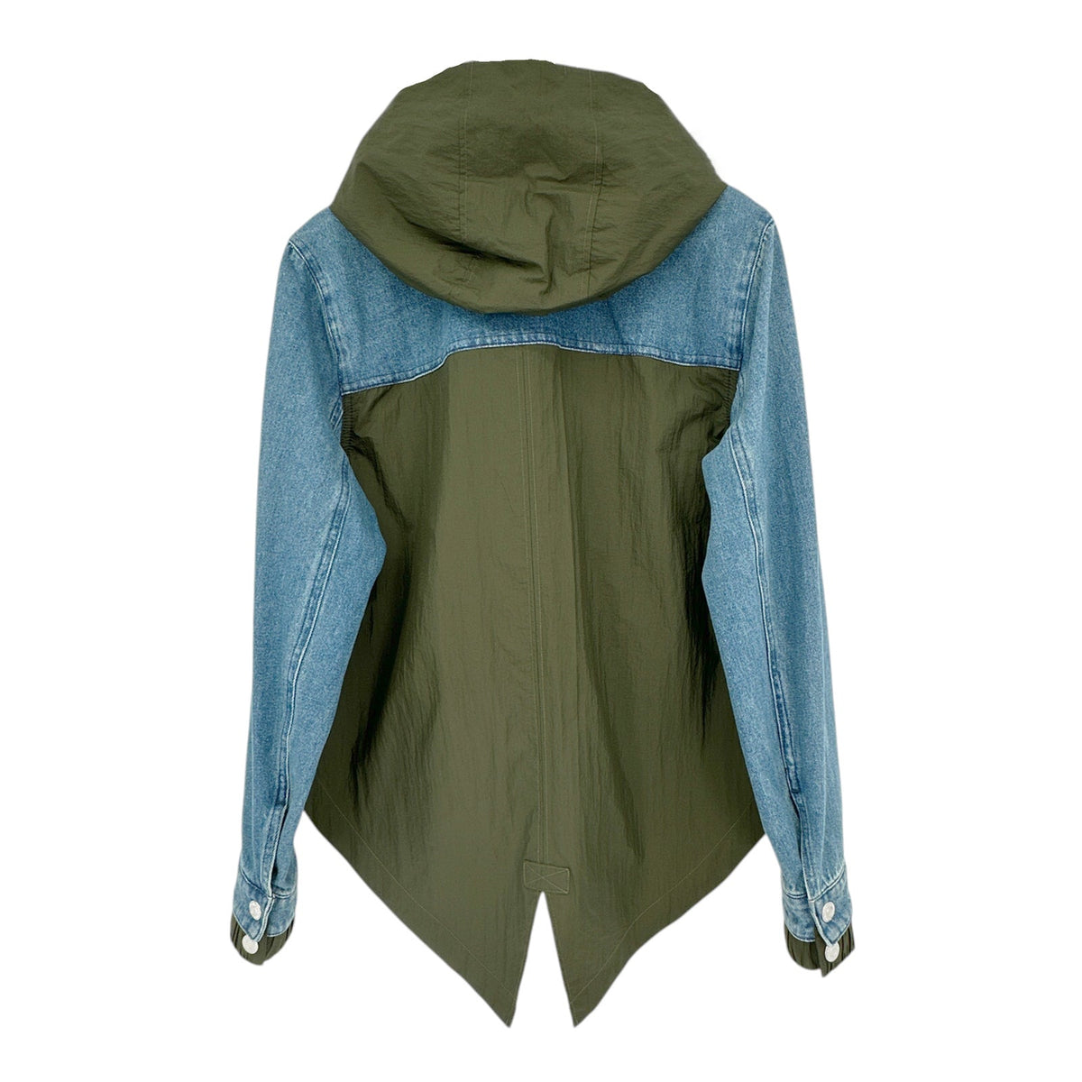 VERONICA BEARD Shani Waterfall Denim Twill Combo Jacket M