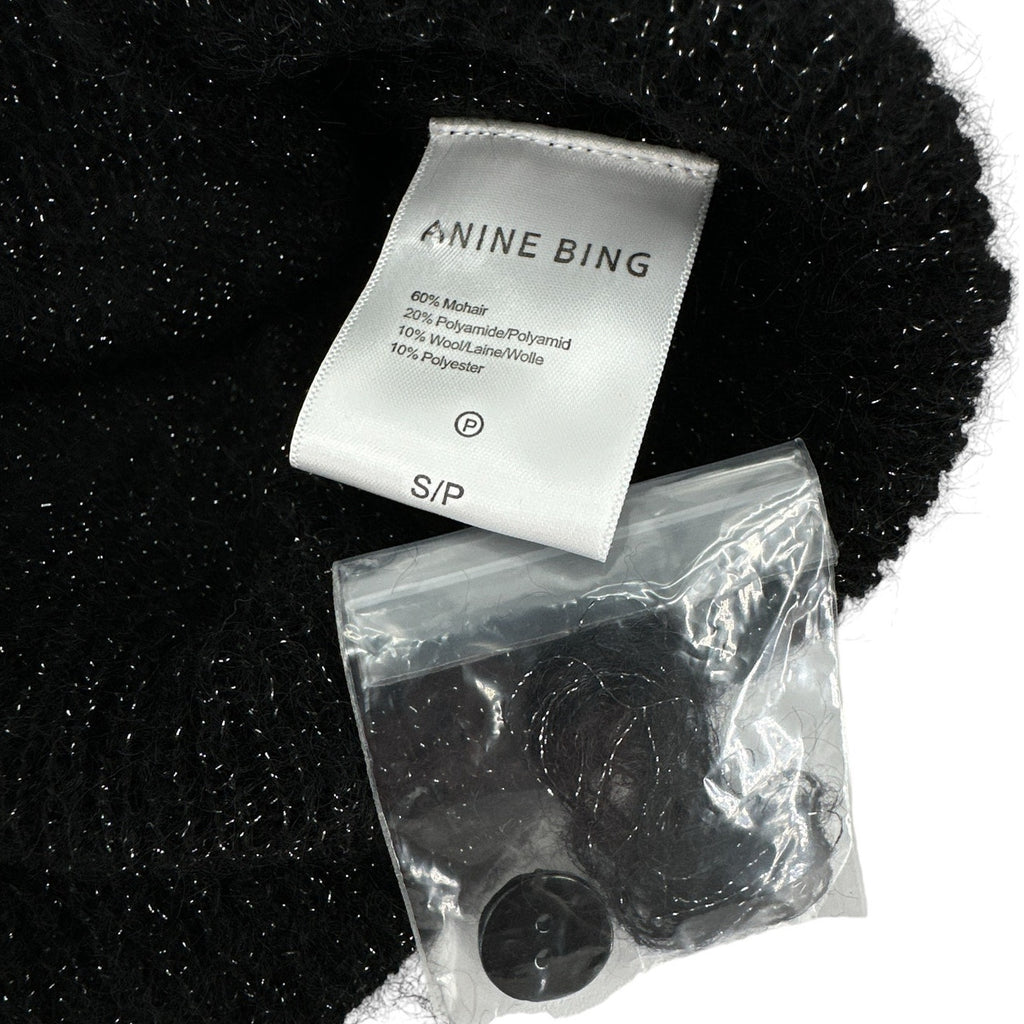 ANINE BING Mason Cardigan in Black S