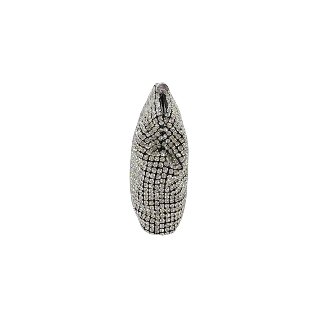 REISS Adaline Crystal Clutch Bag