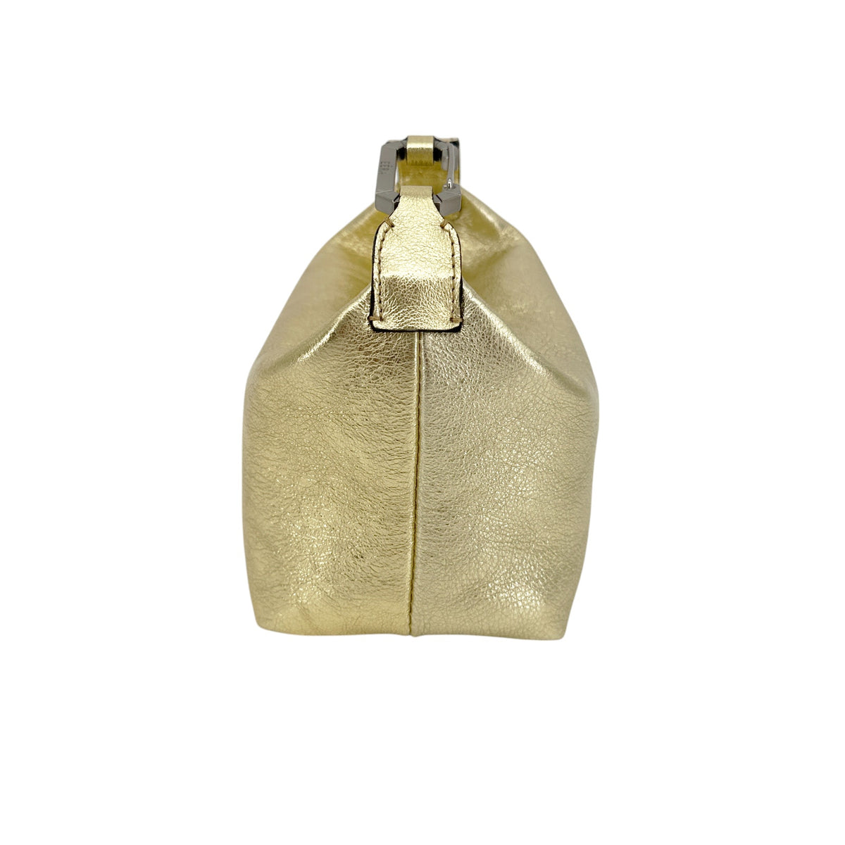 EERA Metallic Moon Bag in Laminated Gold