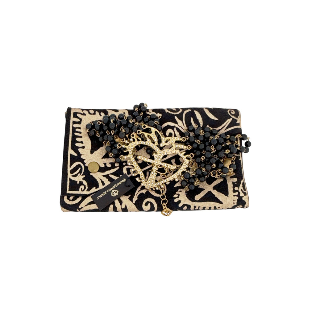 VIRGINS SAINTS & ANGELS VSA La Queen Collar Mystic Black in Gold