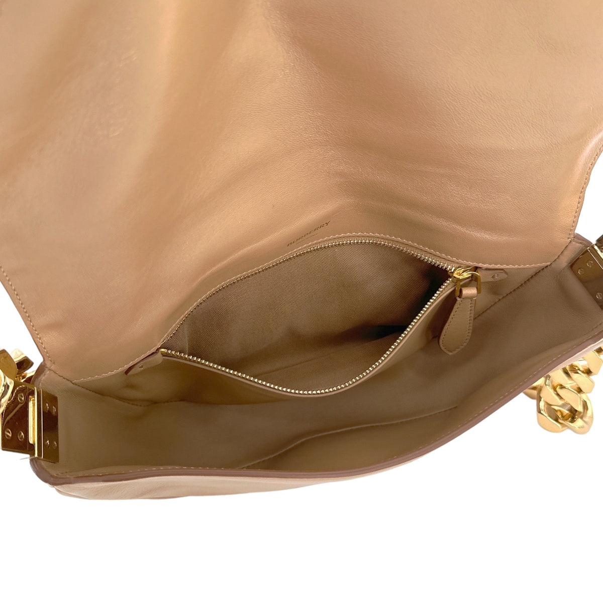 BURBERRY Small Soft Olympia Bag in Modern Beige