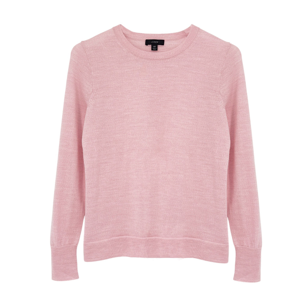 J.CREW Margot Crewneck Sweater in Blossom XS