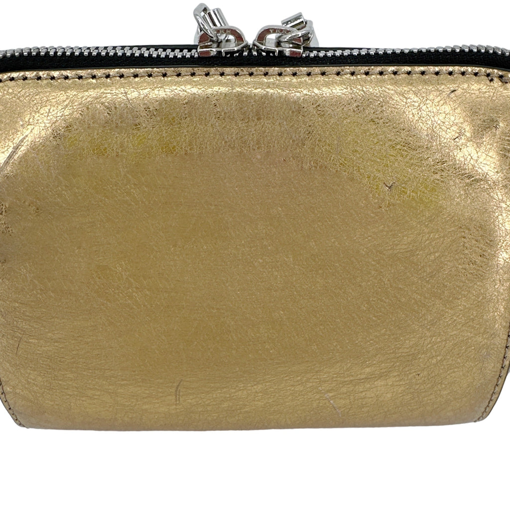 ALEXANDER WANG Chastity Makeup Pouch Clutch in Gold
