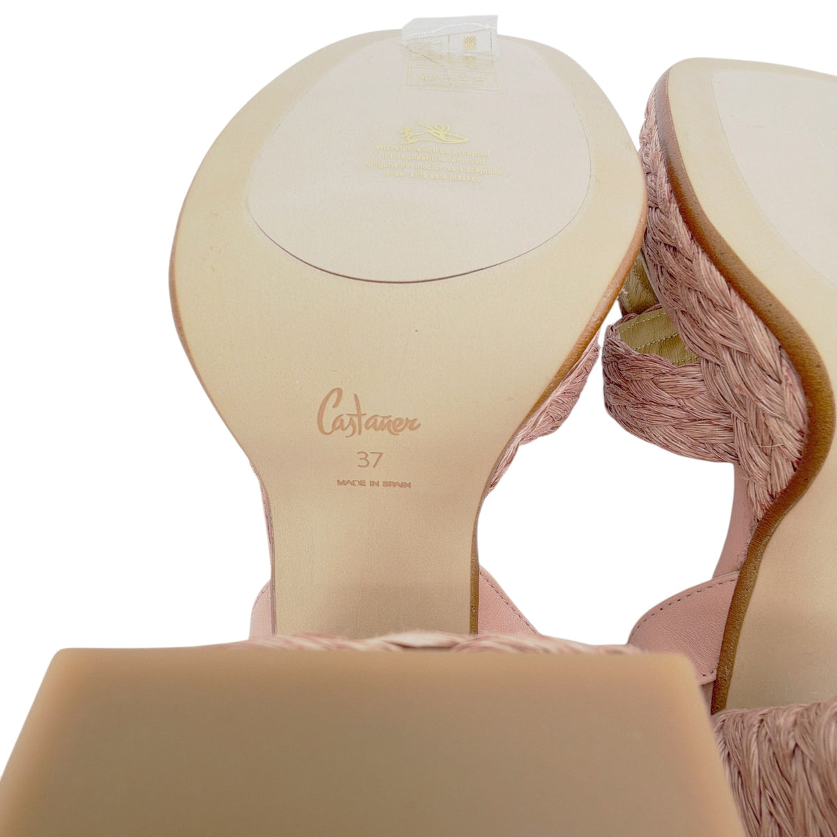CASTANER Valeriette Platform Espadrilles in Rosa Empolvado 37