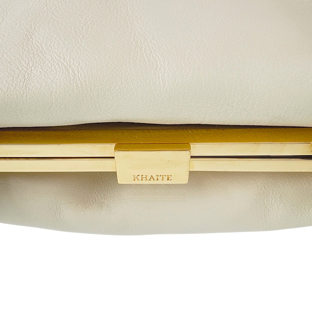 KHAITE The Puffy Agnes Crossbody Bag in Cream
