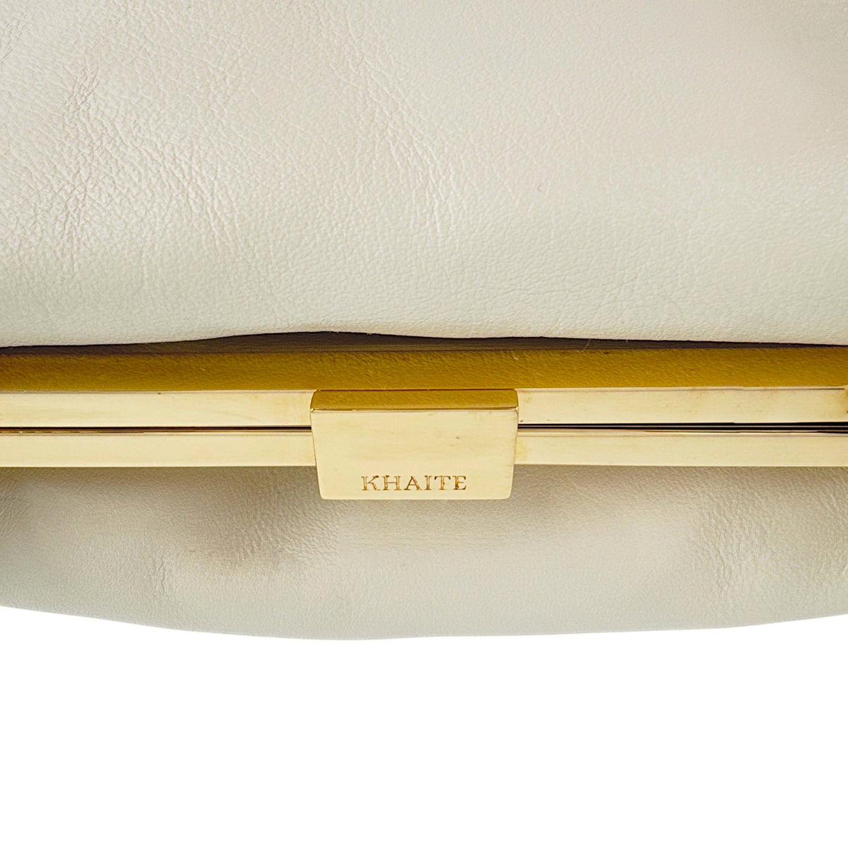 KHAITE The Puffy Agnes Crossbody Bag in Cream