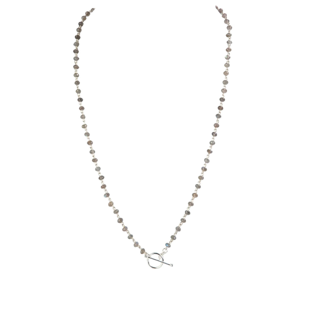 VSA Delfina 6mm Lux Labradorite & Silver