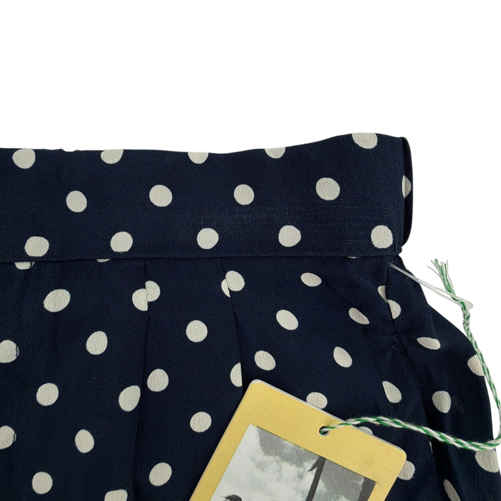 BIRDS of PARADIS by TROVATA Leigh Pant in Navy Polka Dot XS