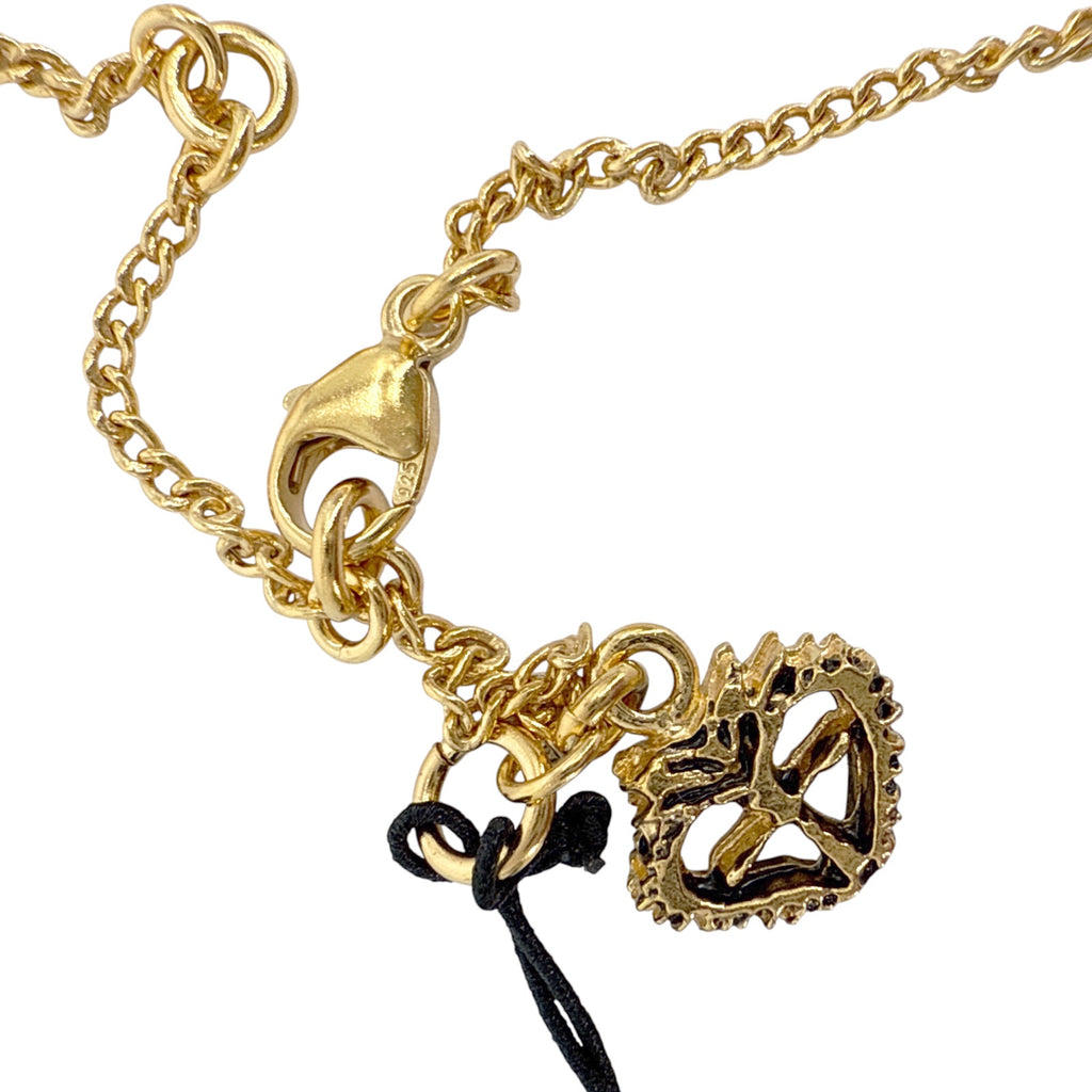 VIRGINS SAINTS & ANGELS VSA Addie Charm Necklace Gold & Pink