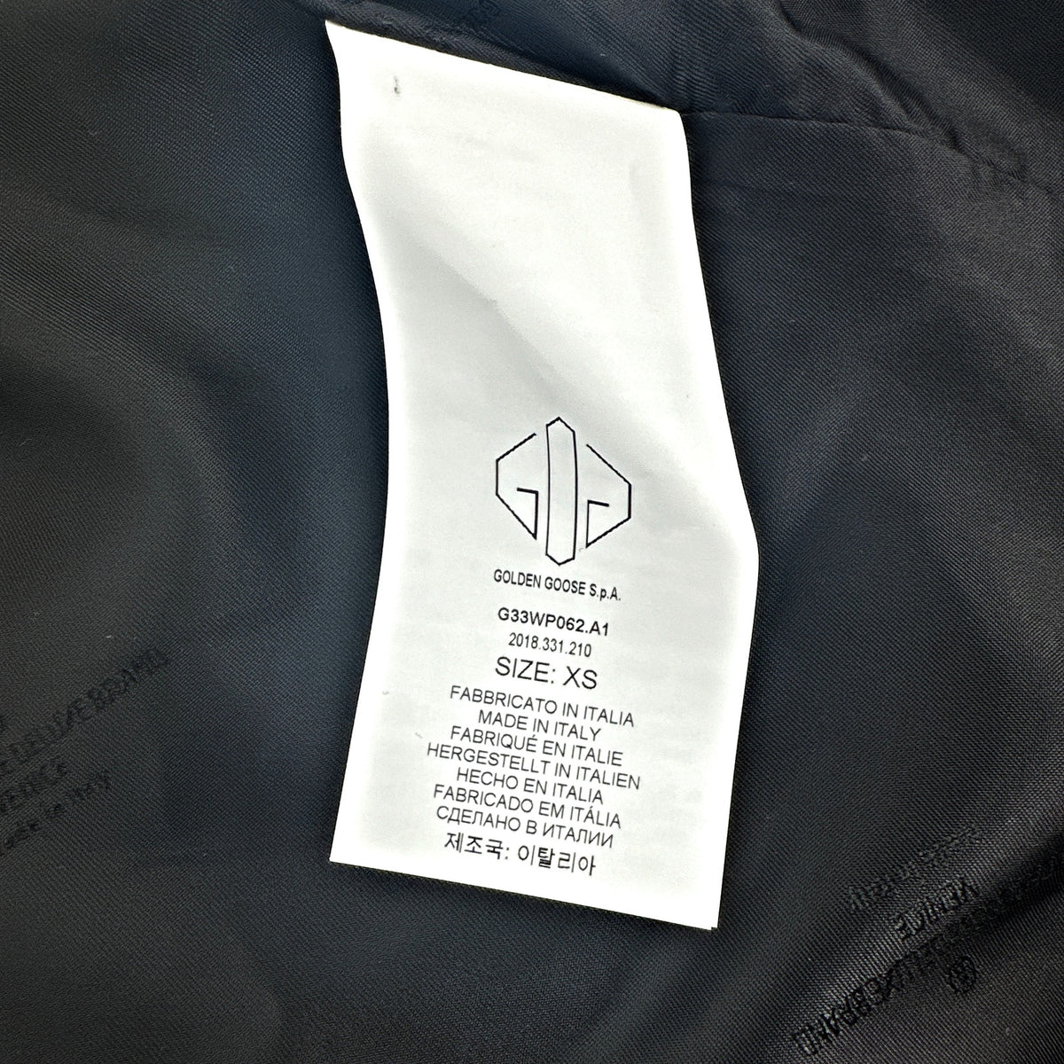 GOLDEN GOOSE Misam Double Breasted Blazer Jacket in Grey XS