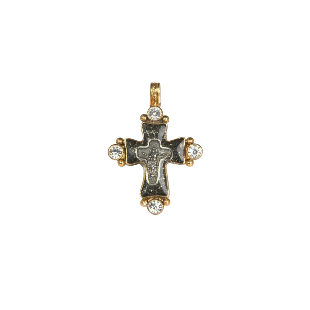 VSA Maria Cross Medallion Gold