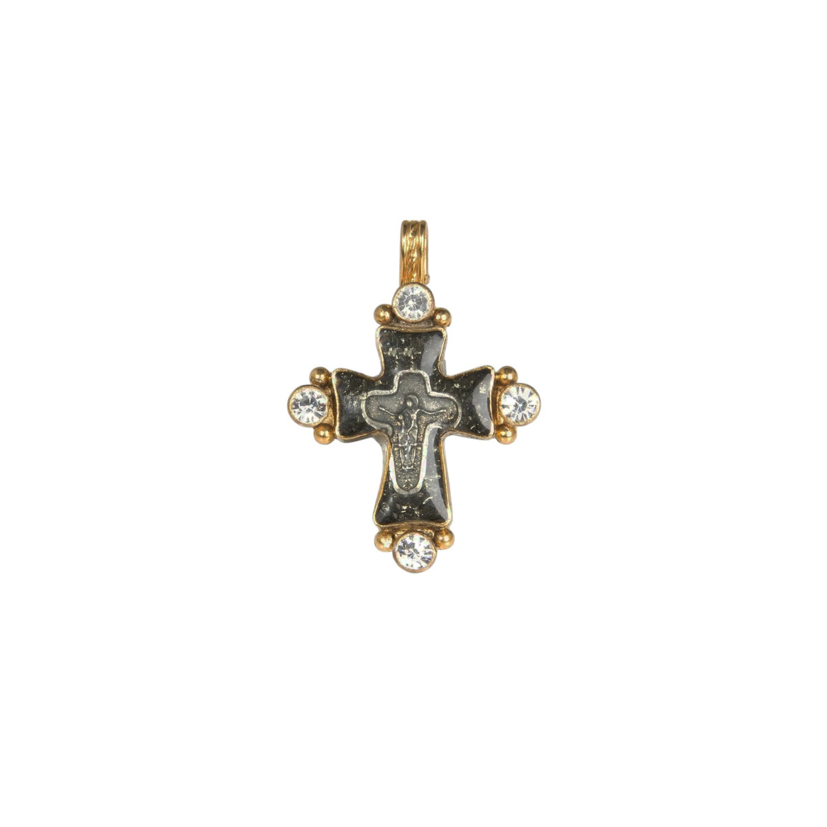 VSA Maria Cross Medallion Gold