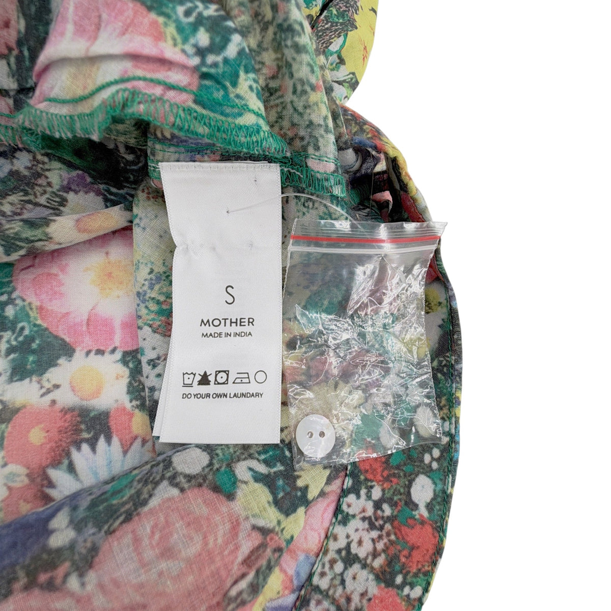 MOTHER The Slow Ride Shirt Dress in Pretty as a Picture S