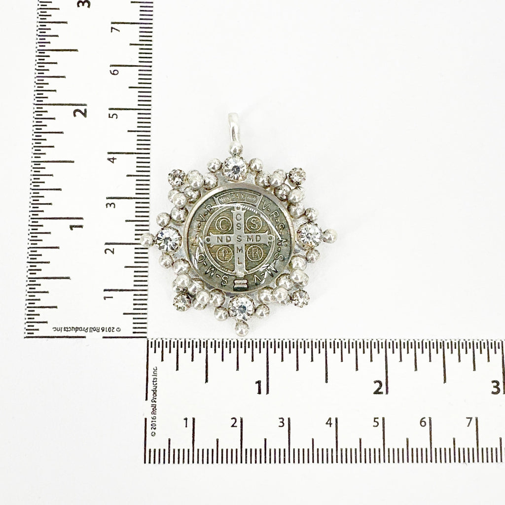 VSA Cloister San Benito Medallion in Silver