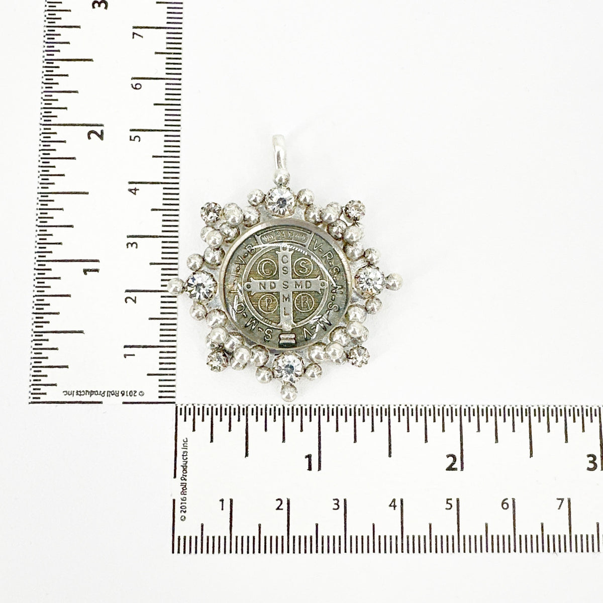 VSA Cloister San Benito Medallion in Silver