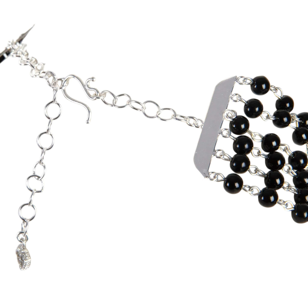 VSA La Queen Collar Mystic Black Silver