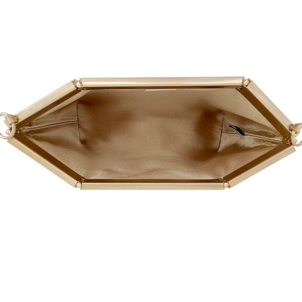 CULT GAIA Felice Clutch Bag in Sand Dollar