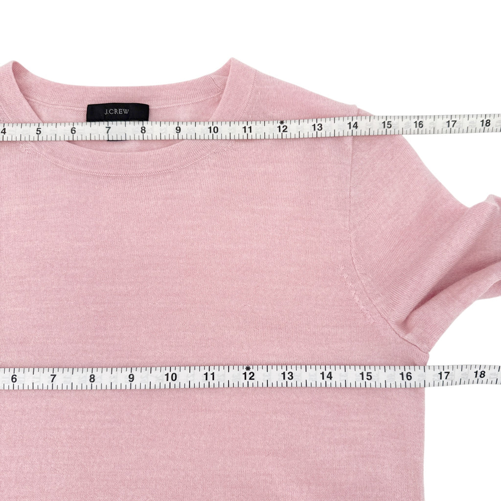 J.CREW Margot Crewneck Sweater in Blossom XS
