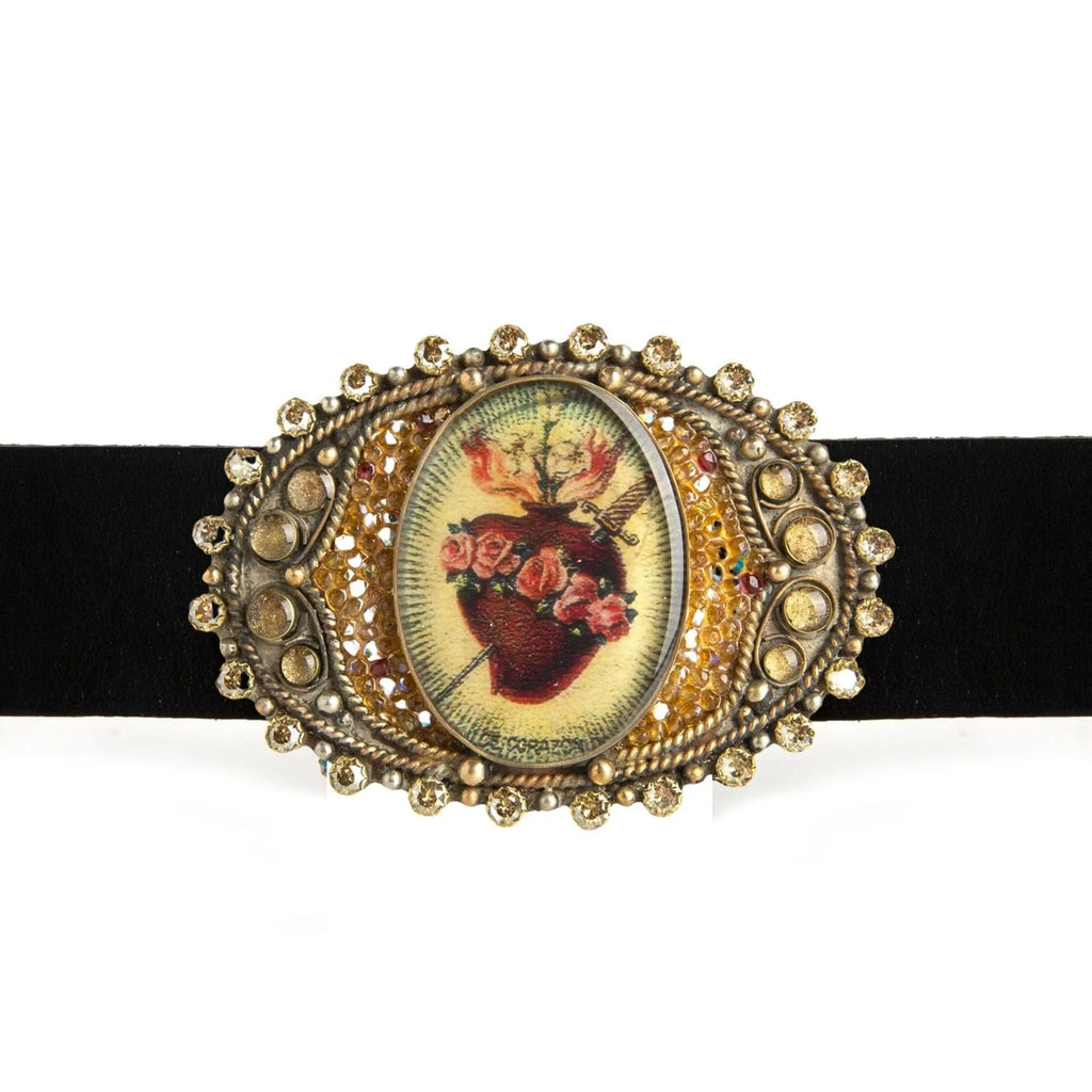 VSA Goddess Image Buckle Sacred Heart