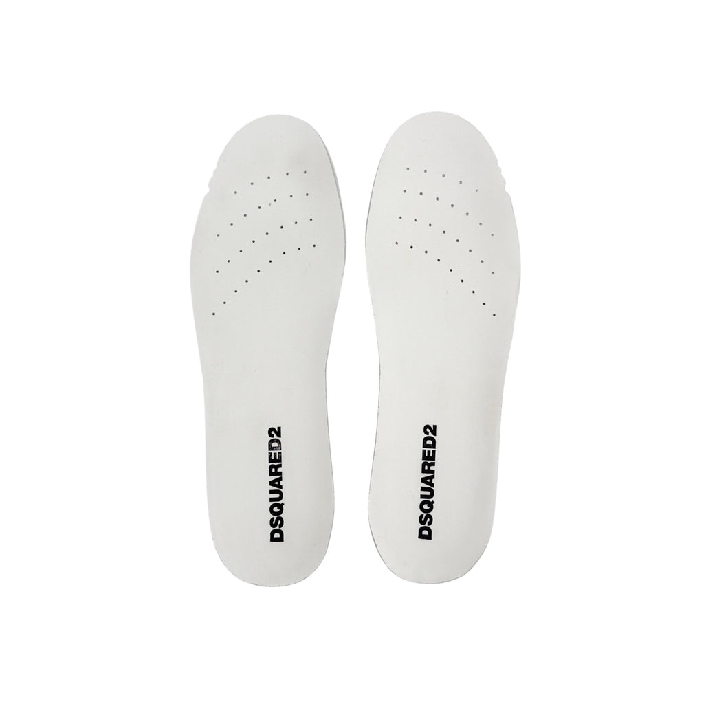 DSQUARED2 Boxer Open Back Mule Sneakers in Silver 37