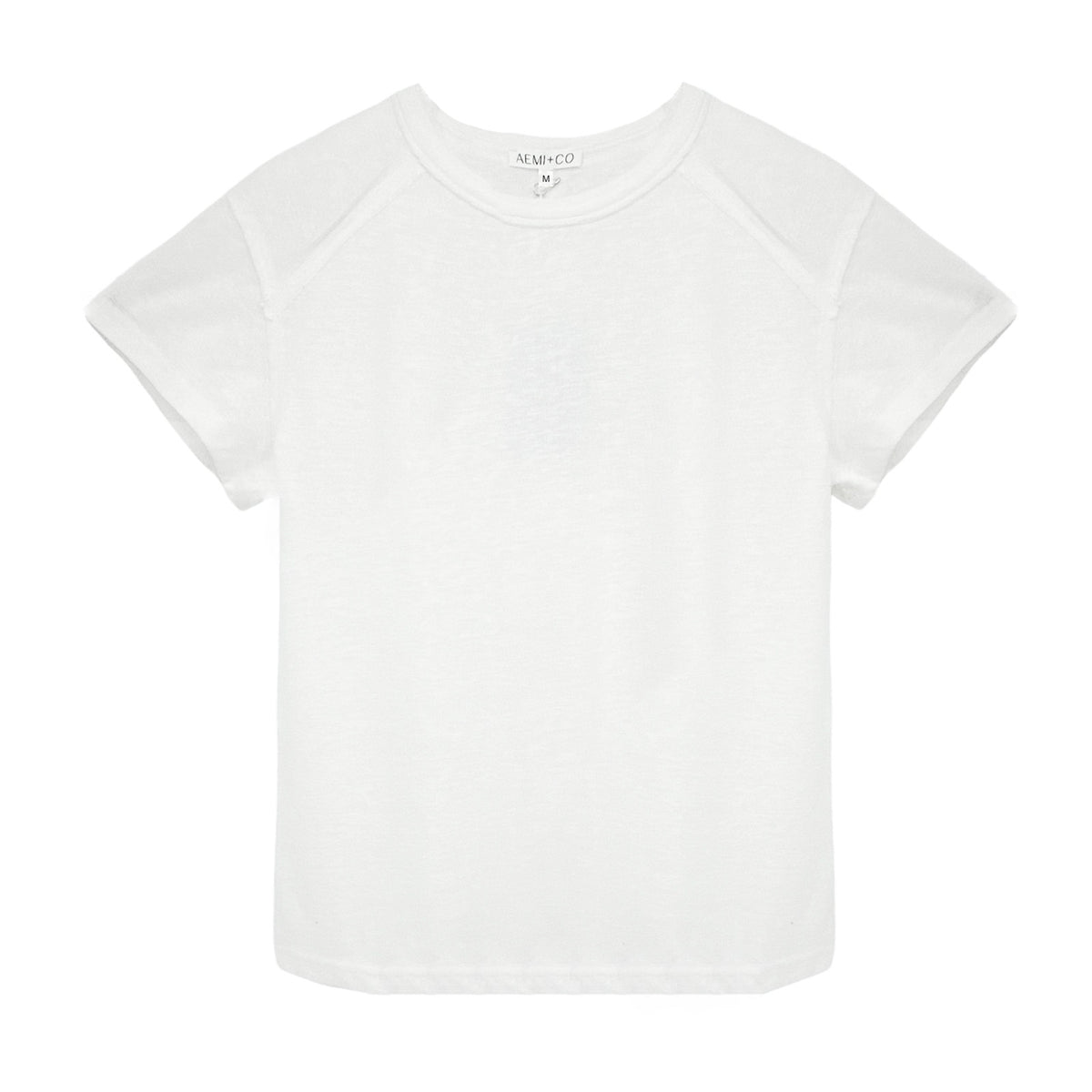 AEMI+CO Junie Top Tee in White M