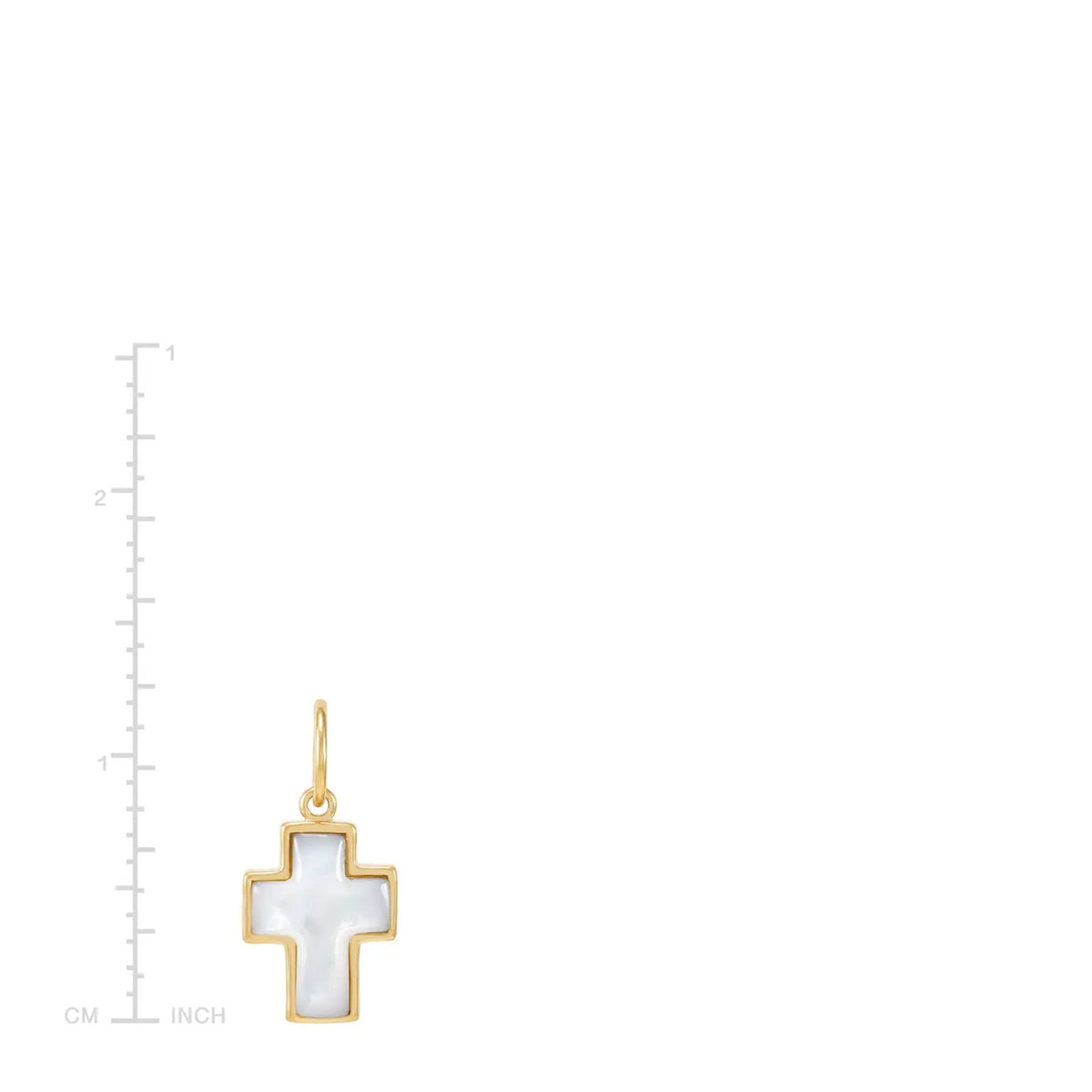 SILPADA Be Hopeful Silver with Gold Plating Mother of Pearl Charm