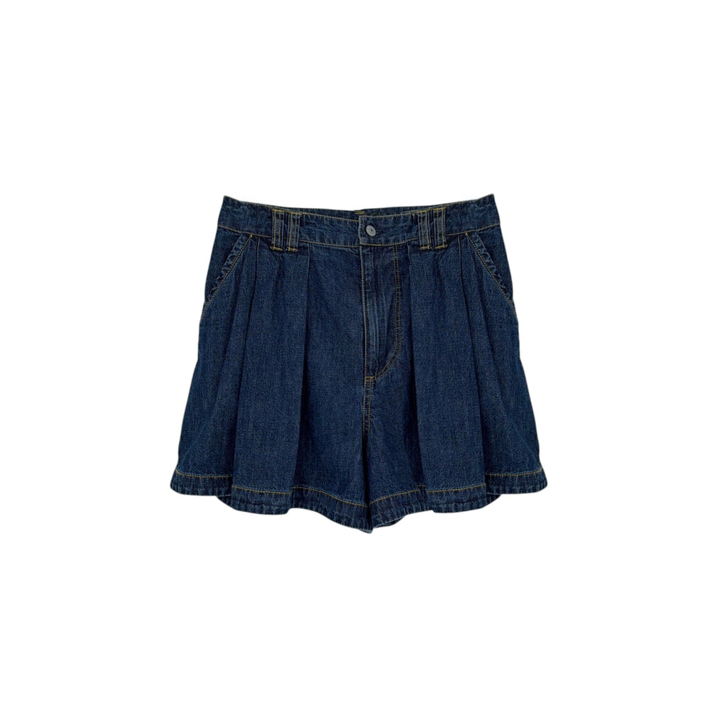 FREE PEOPLE Griselda Denim Short Set Sea Dream Wash 2