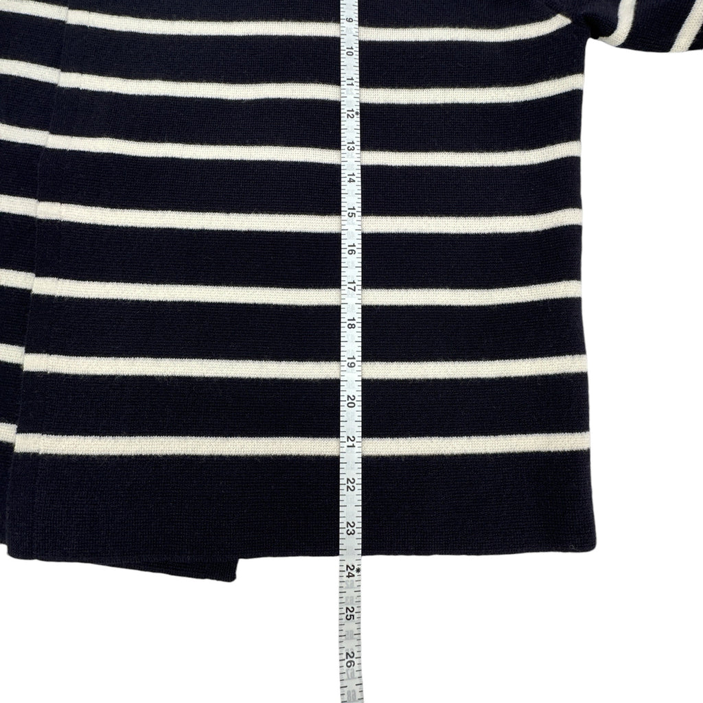 3.1 PHILLIP LIM Sailor Stripe Lace Cuff Sweater S