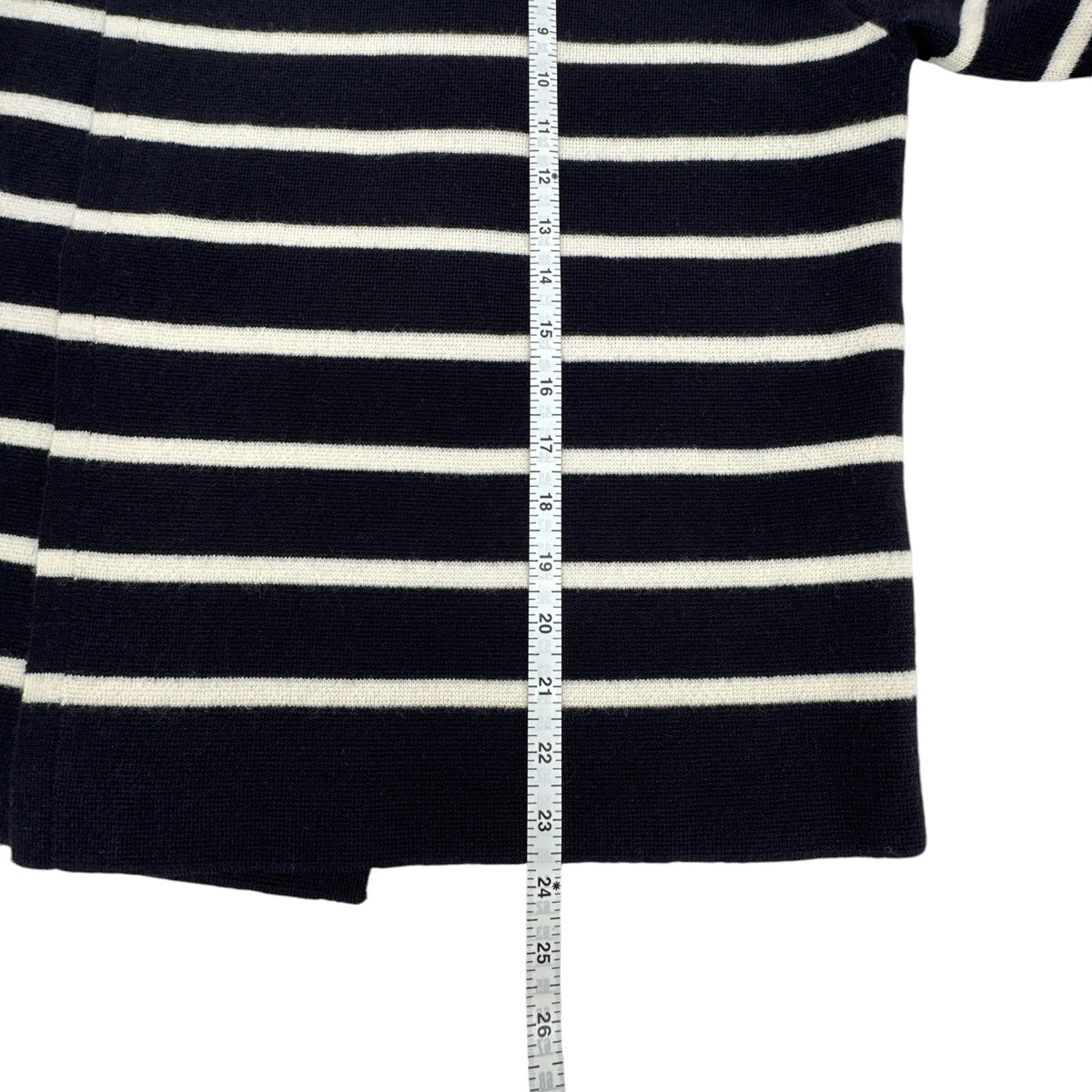 3.1 PHILLIP LIM Sailor Stripe Lace Cuff Sweater S