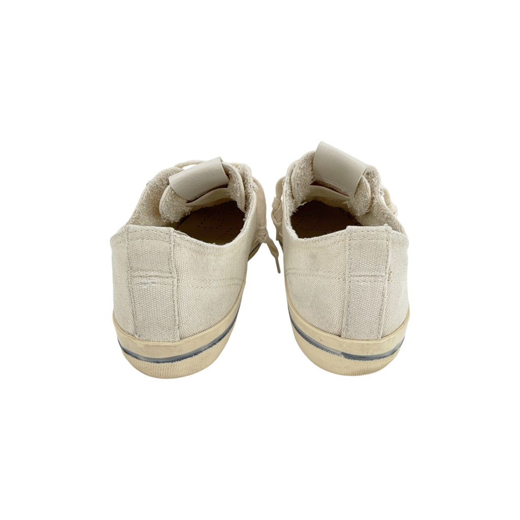 GOLDEN GOOSE V-Star Canvas with Silver Glitter Star 37
