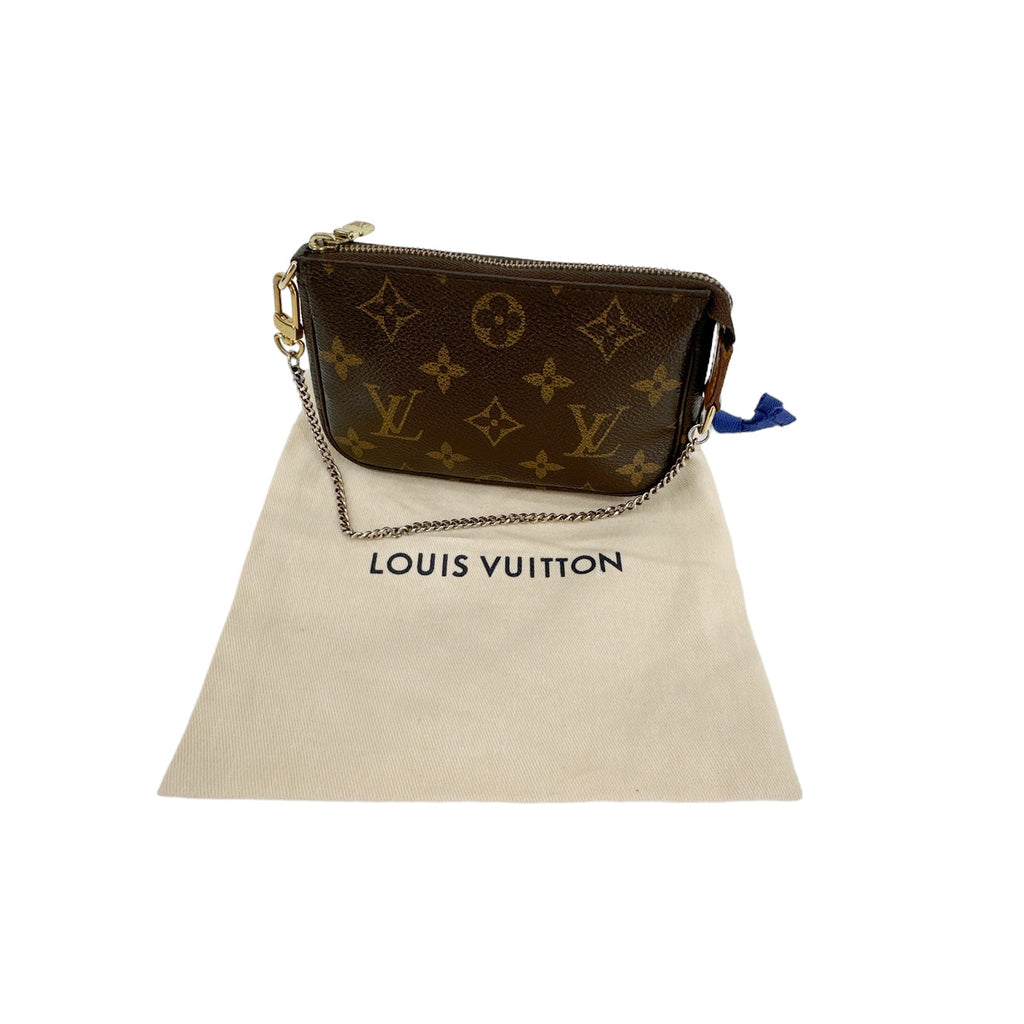 LOUIS VUITTON Pochette Accessoires Monogram Canvas Mini