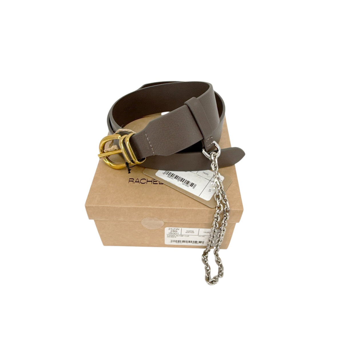 RACHEL COMEY Oram with Hip Clip Belt (Waist) in Taupe S