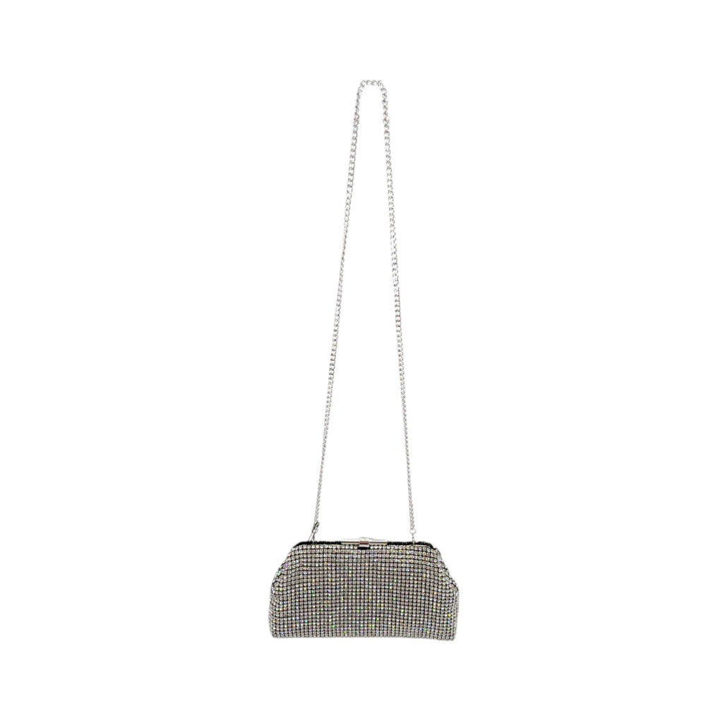 REISS Adaline Crystal Clutch Bag