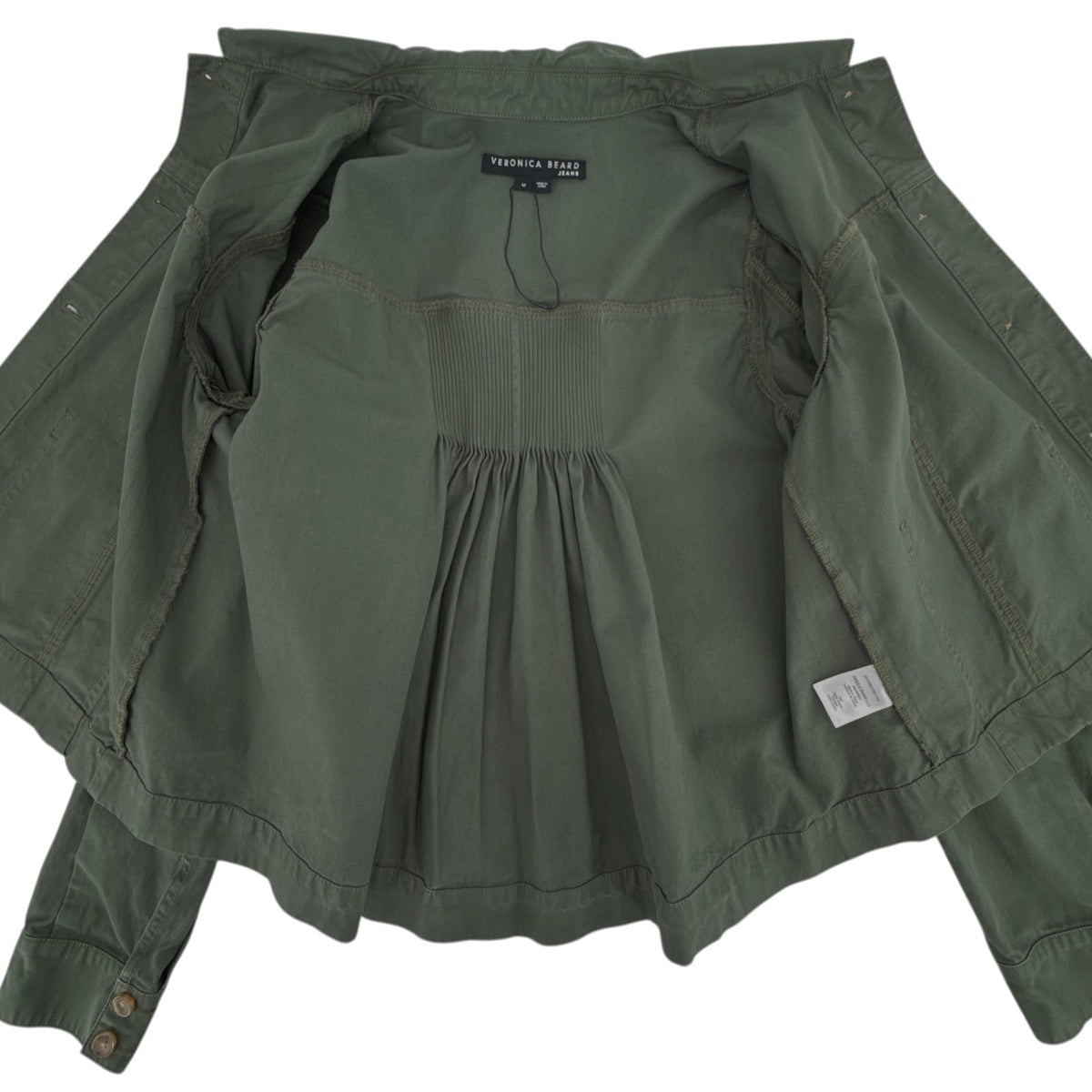 VERONICA BEARD Weslyn Jacket Army Green M
