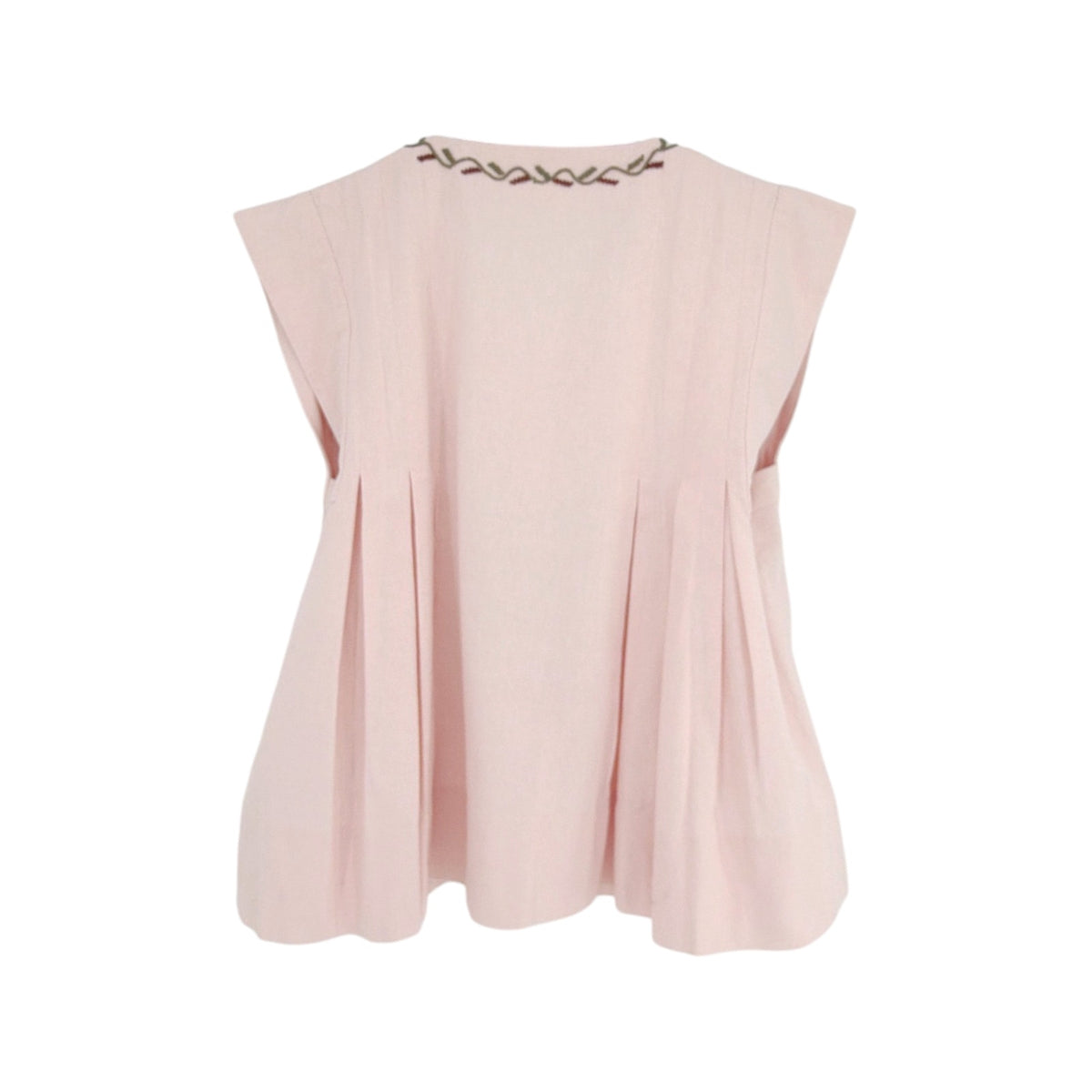 ALIX of BOHEMIA Nadine Heirloom Flora Top in Light Pink S