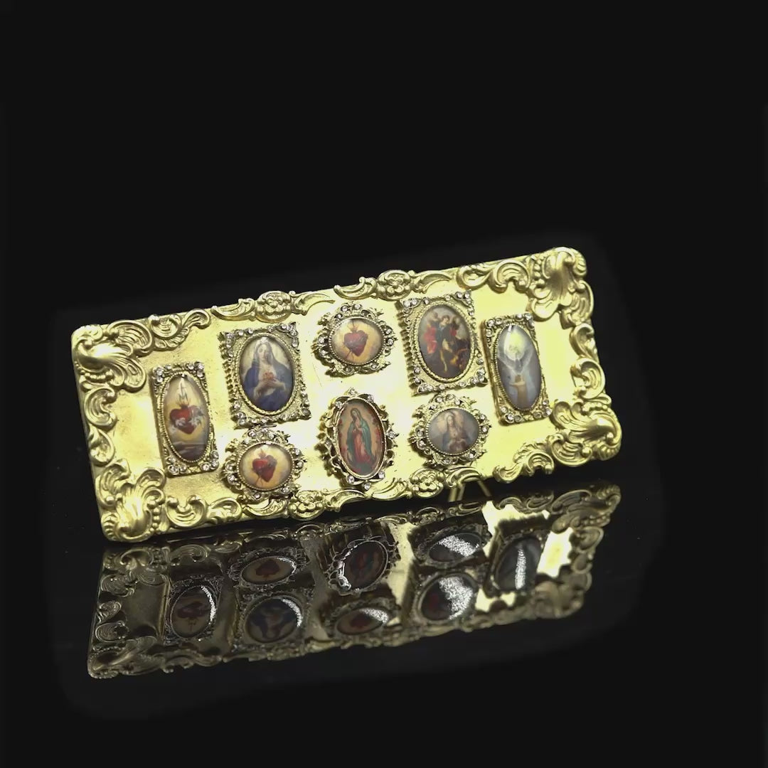 VSA Retablo Framed Buckle Gold