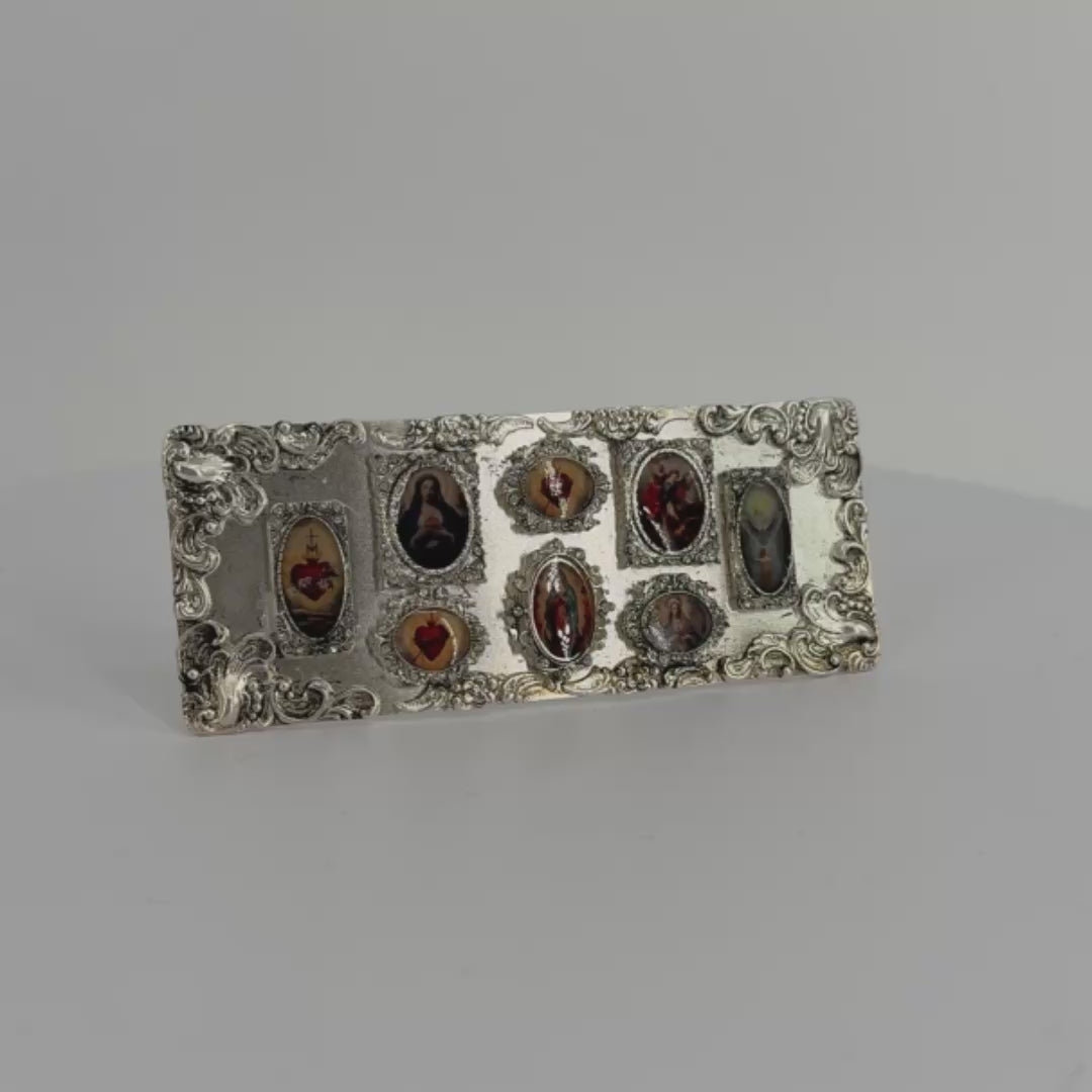 VSA Retablo Framed Buckle Silver